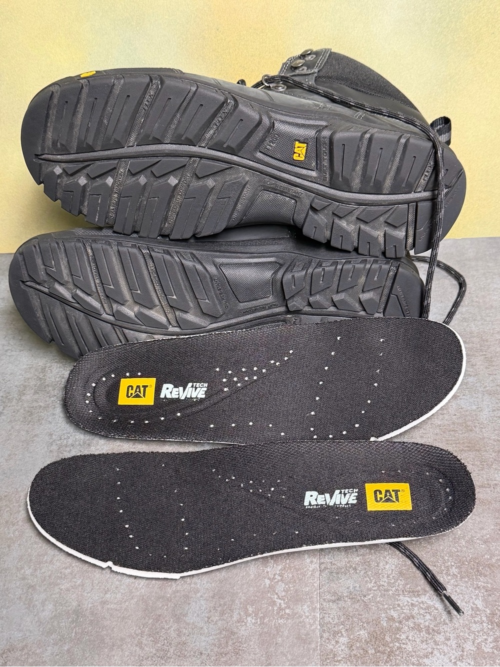 Caterpillar P74129 Men's Wide Threshold Waterproof Soft Toe Work Boots Size 10.5 - Picture 5 of 16